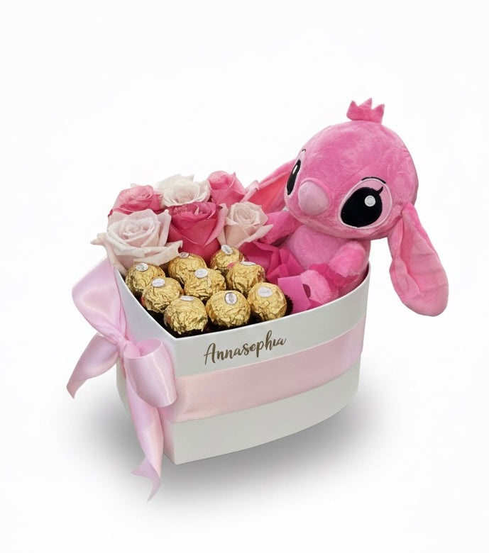 Preciosa caja de regalo de Stitch