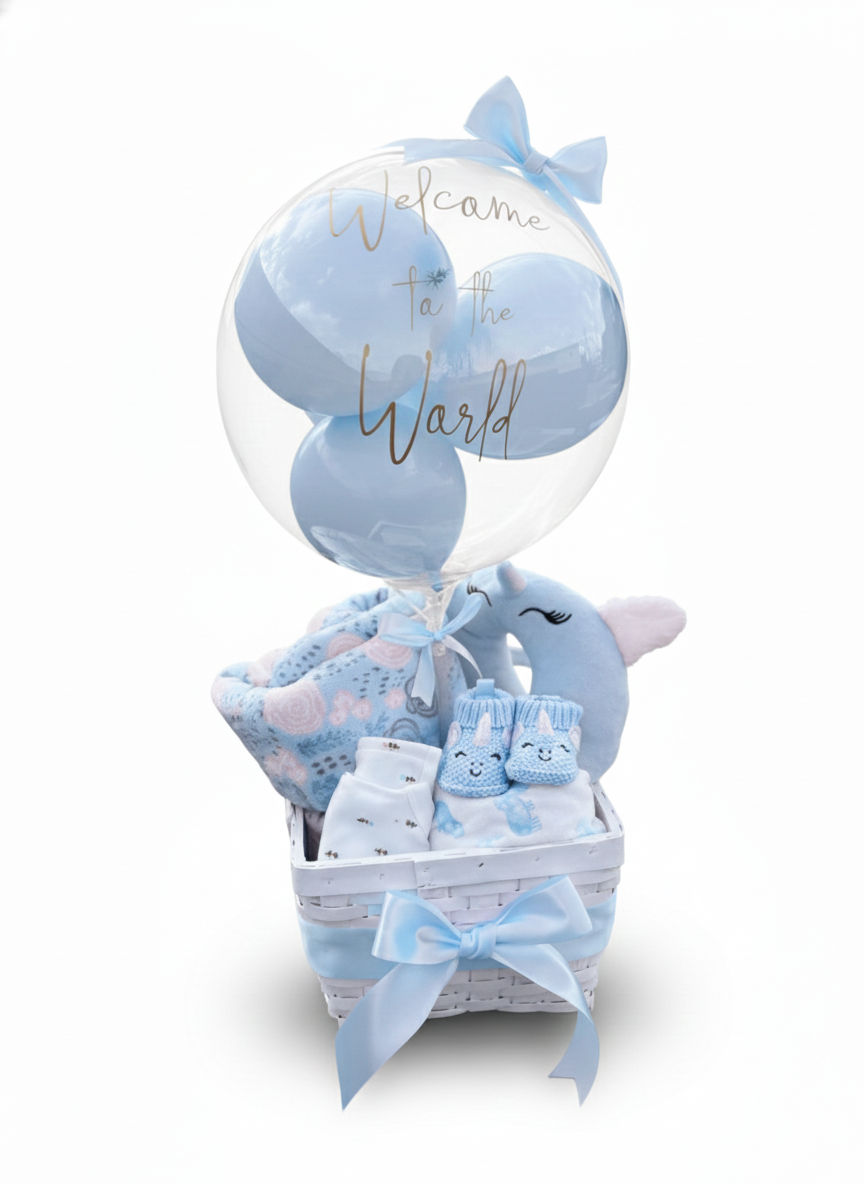 Baby basket gift box