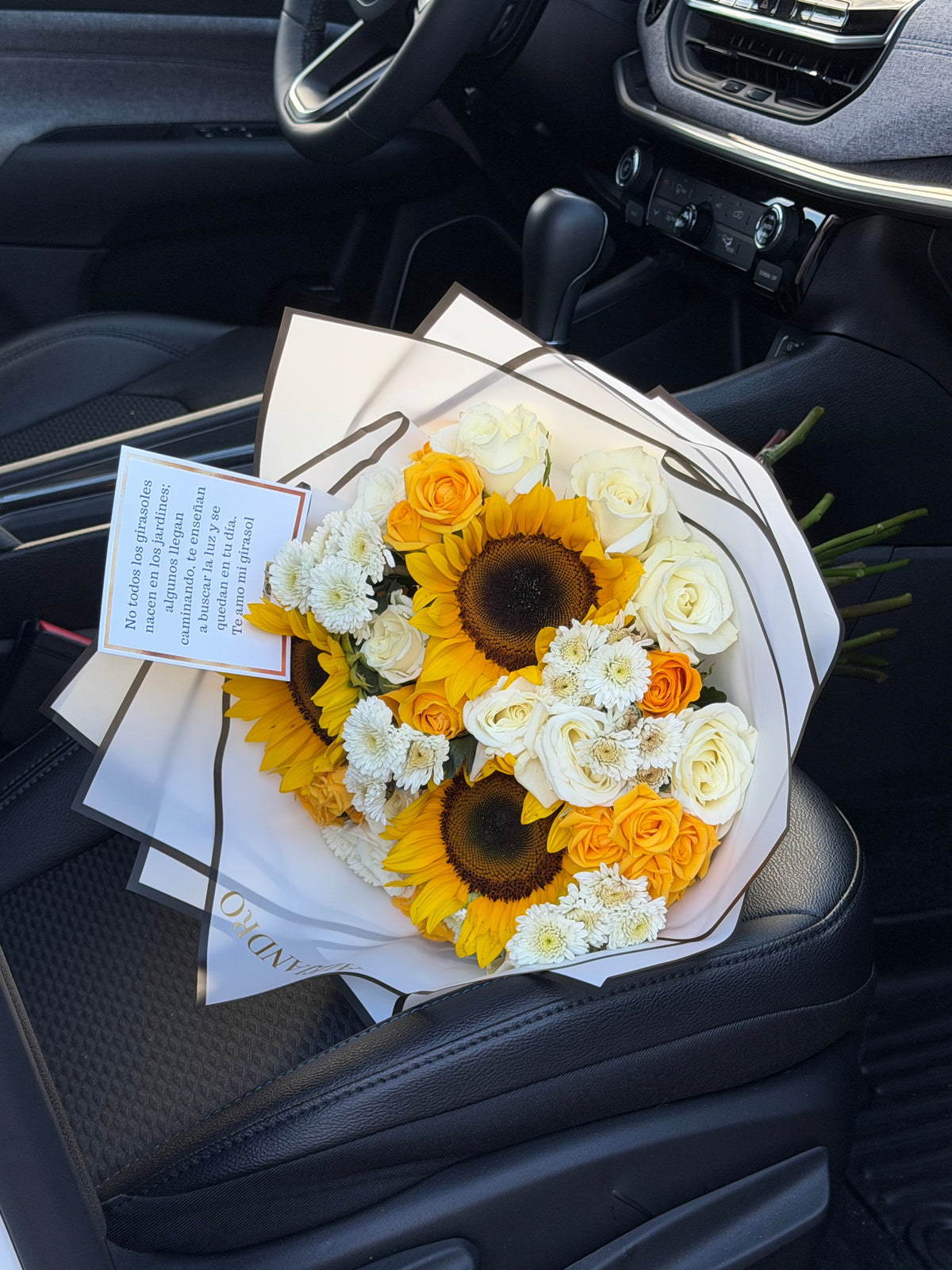 Yellow flower bouquet