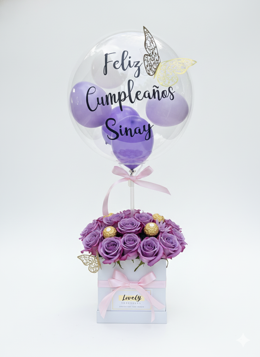 Cajita de Rosas - Luxury Roses Box