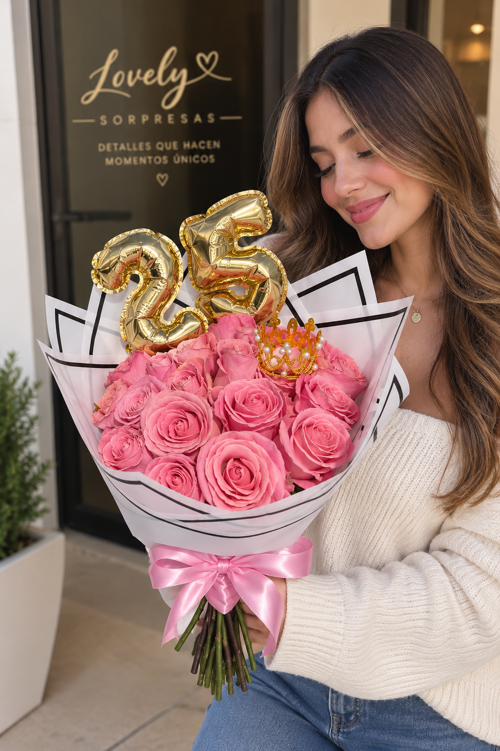 Birthday roses bouquet