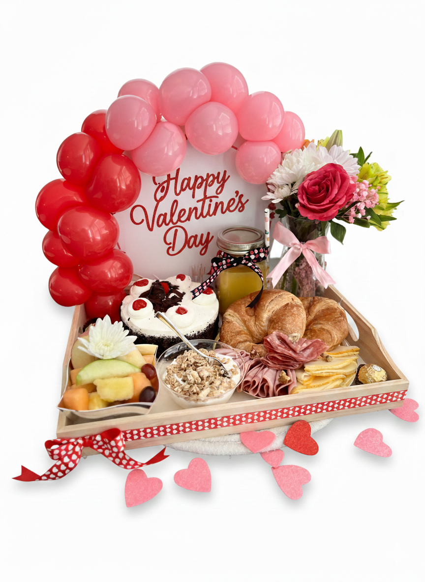 Desayuno sorpresa de San Valentín