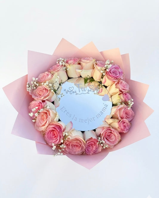 Mother’s Day Mirror Rose Bouquet – A Beautiful Gift for Mom