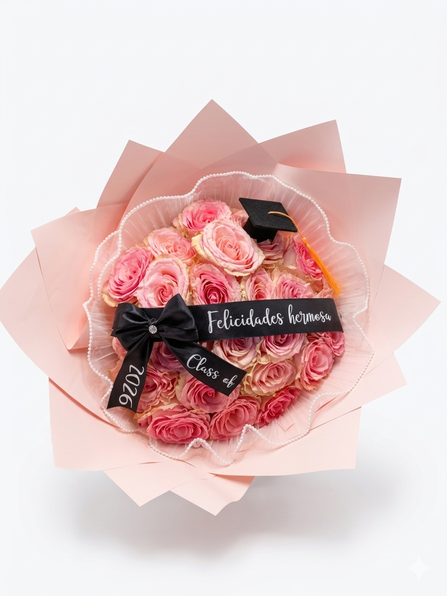 Graduation Roses Bouquet