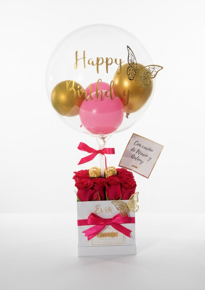 Cajita de Rosas - Luxury Roses Box