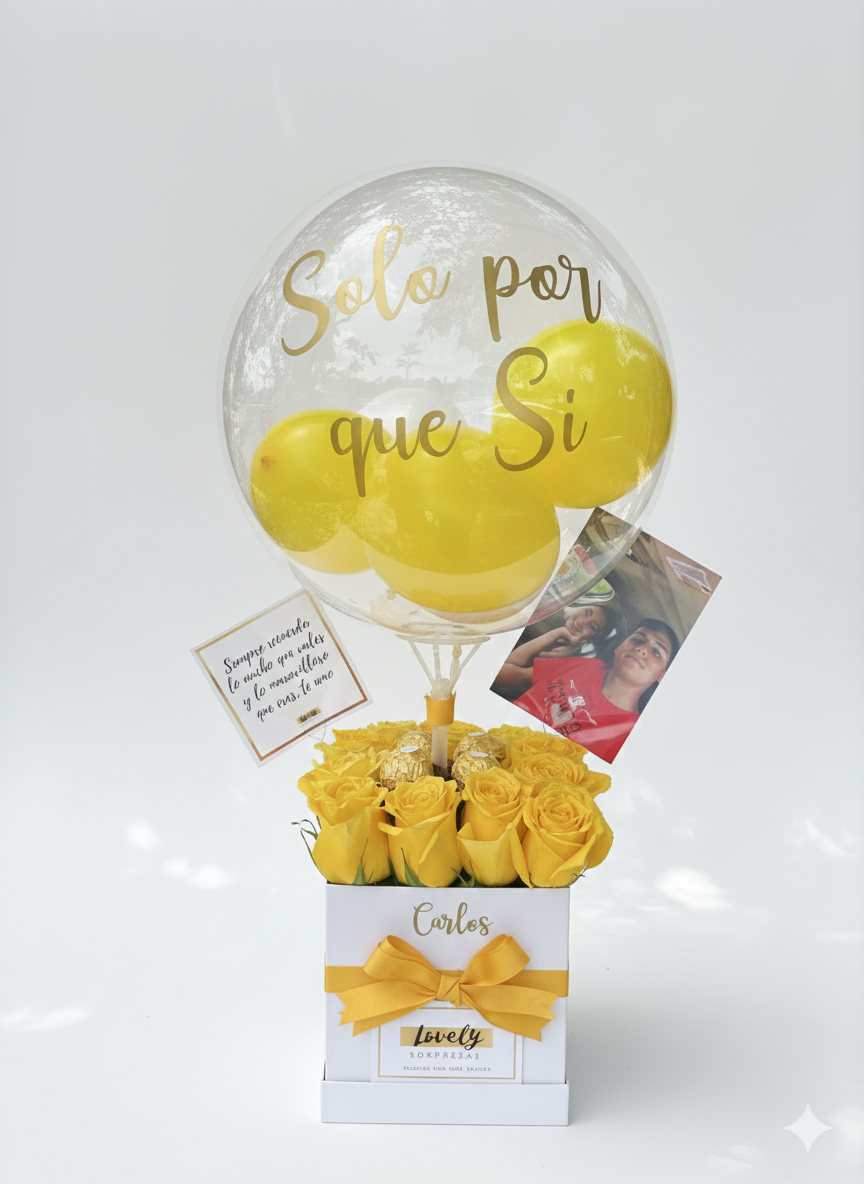 Cajita de Rosas - Luxury Roses Box