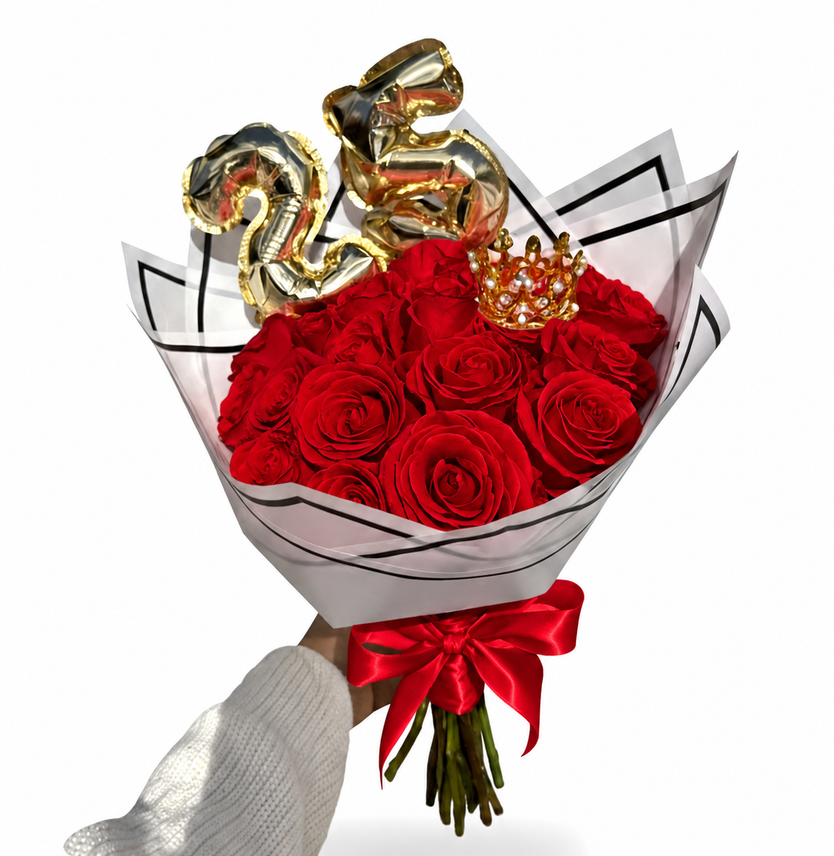 Birthday roses bouquet