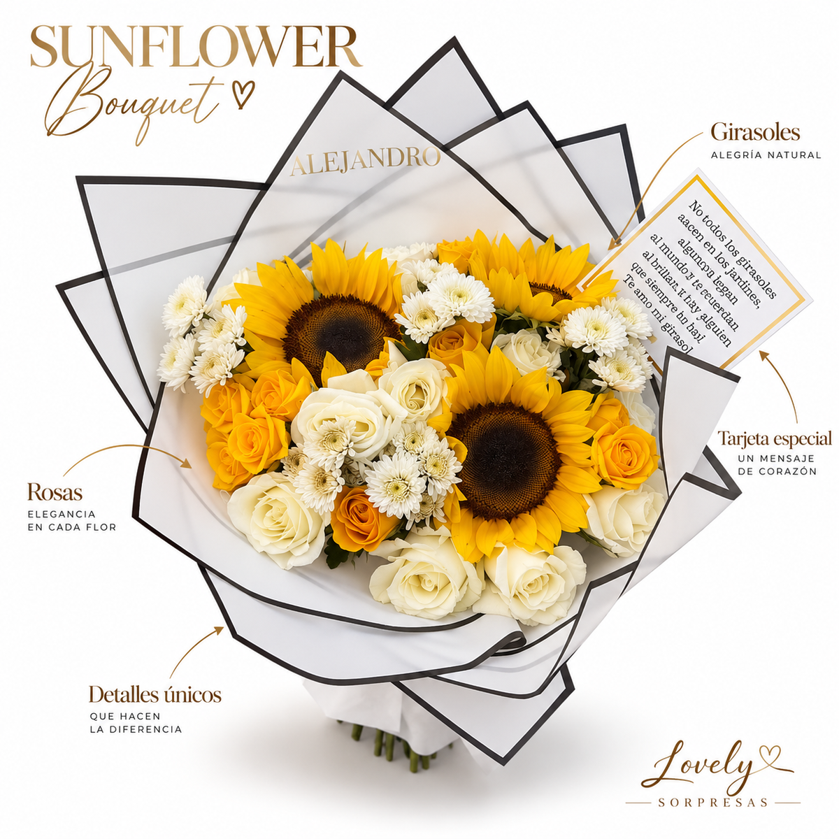 Yellow flower bouquet