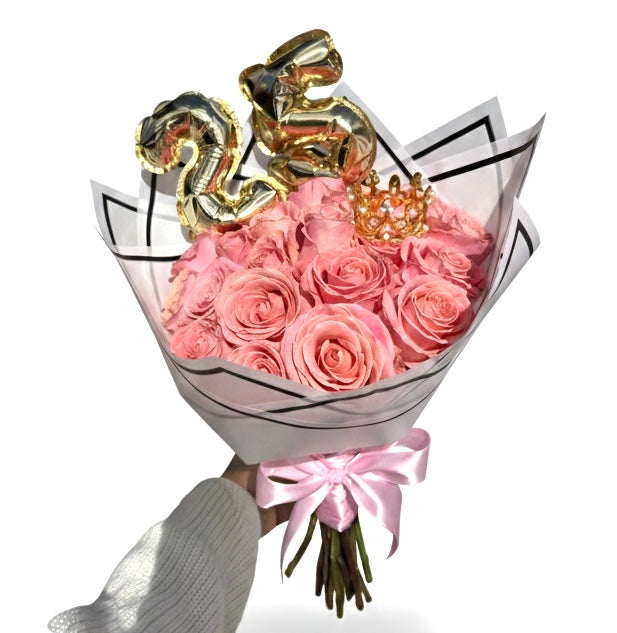 Birthday roses bouquet