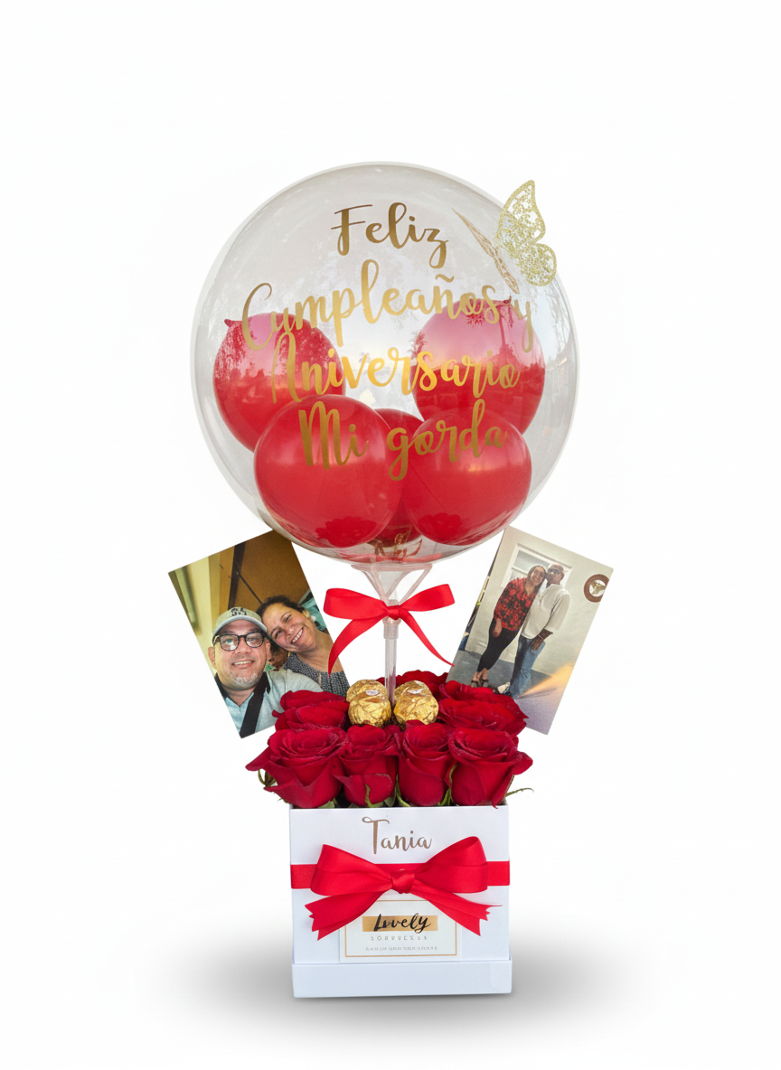 Cajita de Rosas - Luxury Roses Box