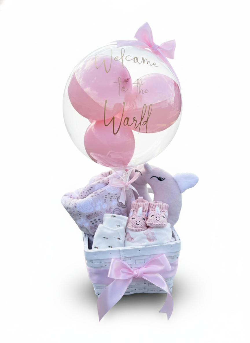 Baby basket gift box