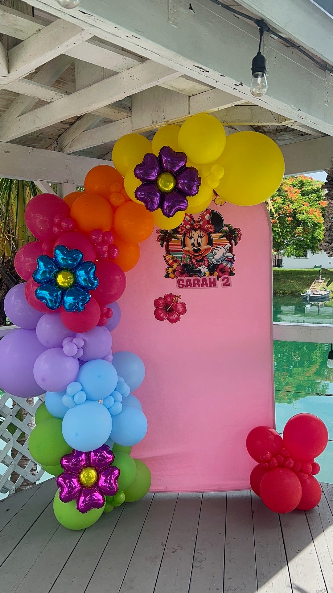 Lovely Semi Balloon arch