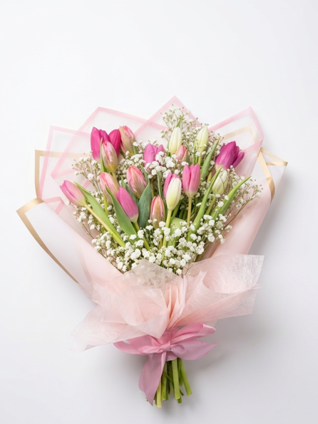 Elegant Tulip Bouquet – A Perfect Gift for Any Occasion